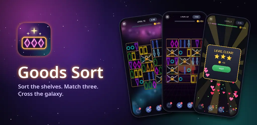 Neon Goods Sort: Triple Match artwork